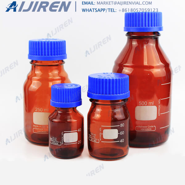 Oils Empty amber reagent bottle